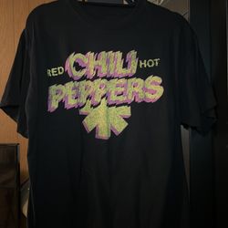 Red Got Chilli Peppers Band Tee