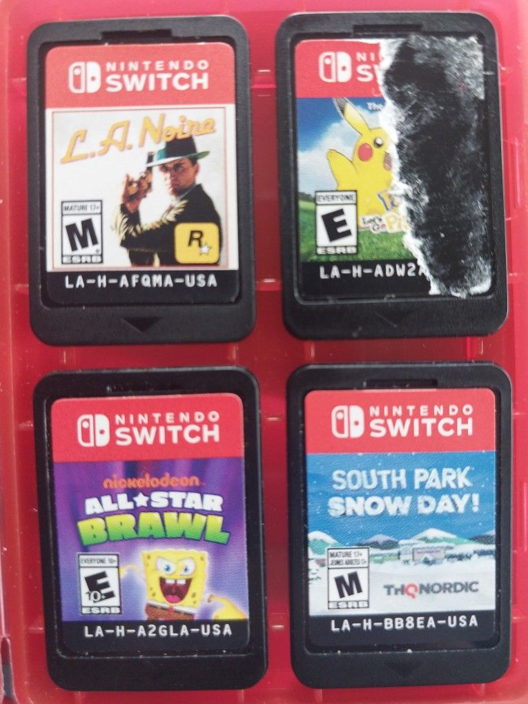 4 Nintendo Switch Games $30 Each