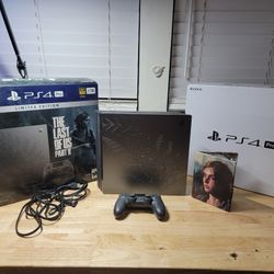 Playstation 4 Pro Last Of Us Part 2 Special Edition Console And Controller