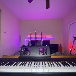 88-Key Digital Piano (Weighted Keys) + Sustain Pedal + Headphones