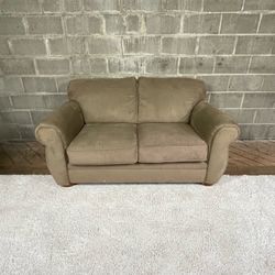 Tan Brown Loveseat Couch “WE DELIVER”