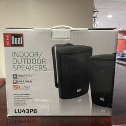 Home Dual brand  LU43PB 3-way indoor outdoor wired speakers Brand new in box - never used