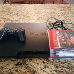 PS3 System Complete With Games 