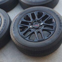 TRS 20 INCH WHEELS WITH TIRES.