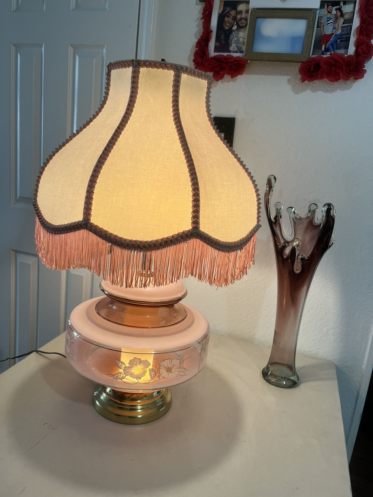 Pink Vintage Lamp 