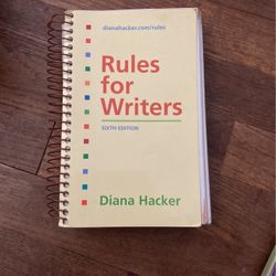 Rules For Writers