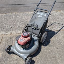 Craftsman High Wheel Lawnmower With Bagger Lawn Mower