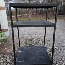 Metal Utility Cart With Casters
