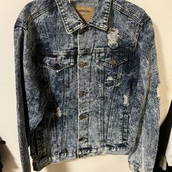 Distressed Jean Jacket 