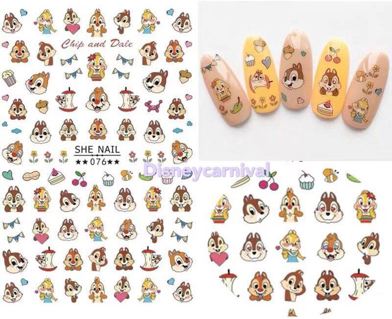 Last one! Disney Chip and Dale Nail Sticker