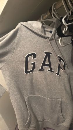 Gap Logo Pullover Hoodie Gray