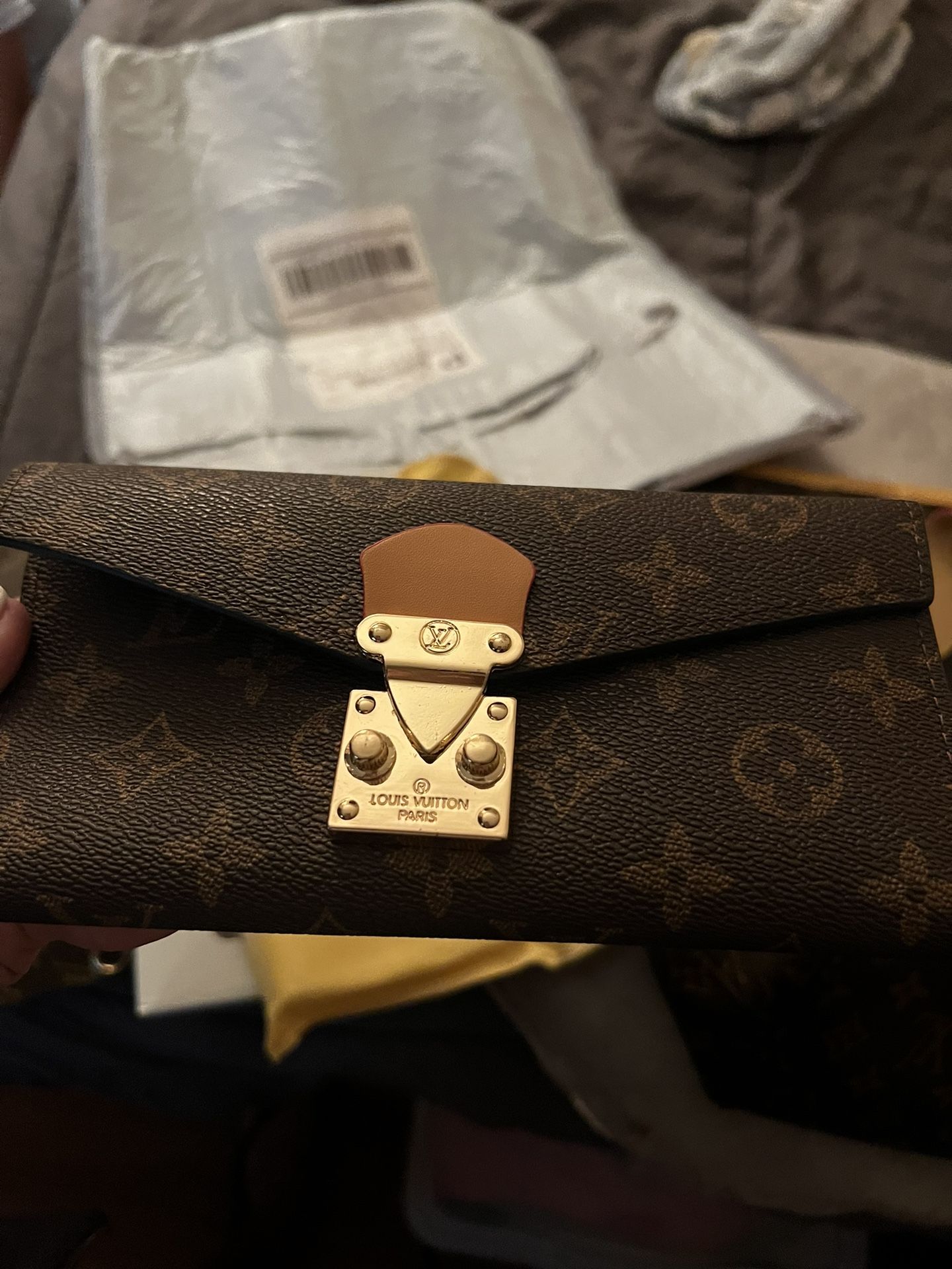 Brand New Large Long Brown Wallet 