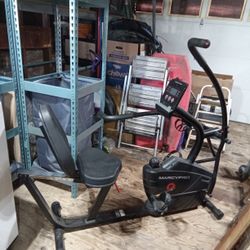 MarcyPro Recumbent Elliptical Bike