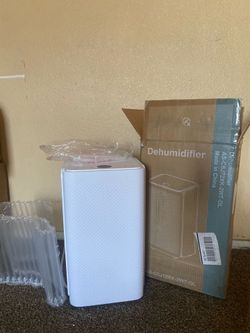 20 inch White dehumidifier