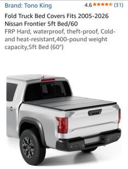 Nissan Hard Fold Tonneau Cover Frontier 5ft