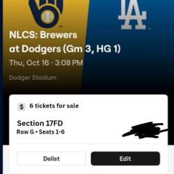 NLCS: Los Angeles Dodgers Vs Milwaukee Brewers- Thu