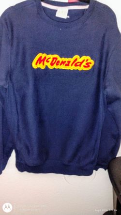 McDonald's Navy Blue Crewneck Sweatshirt