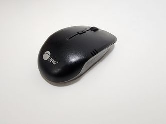 SIIG 3 Button Wireless Optical Mouse, Black