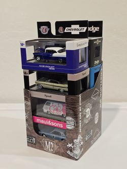 M2 Machines 1/64 Diecast Lot Of 8 With Sleeve