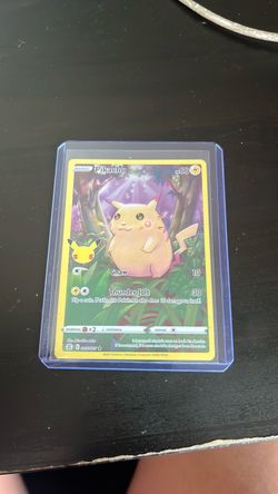 Pokemon Card Pikachu 25th Celebration IR