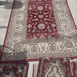 Turkish Area Rug With Small Runners