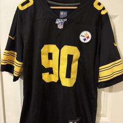 TJ Watt Nike Limited Color Rush Jersey NFL Pittsburgh Steelers Small Dri Fit