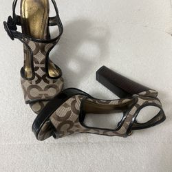 Coach Heels Size 6.5 