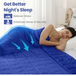 Blue Fifteen Lb Blanket 