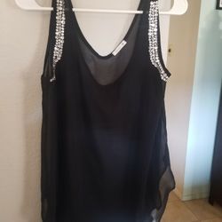 2 Sheer Tank Tops 