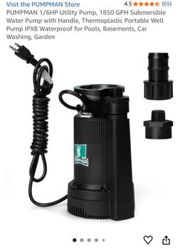 PUMPMAN 1/6HP Utility Pump