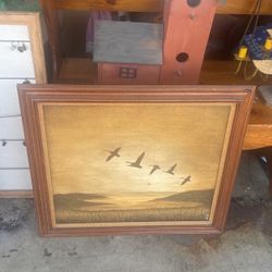 Beautiful Vintage Oil Paintings signed By Artist Ma Eno 