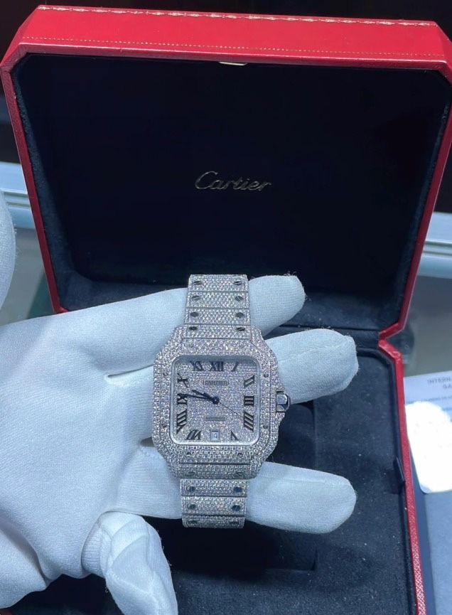 Cartier moissanite watch