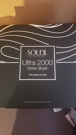 Soleil ultra 2000 blow dryer
