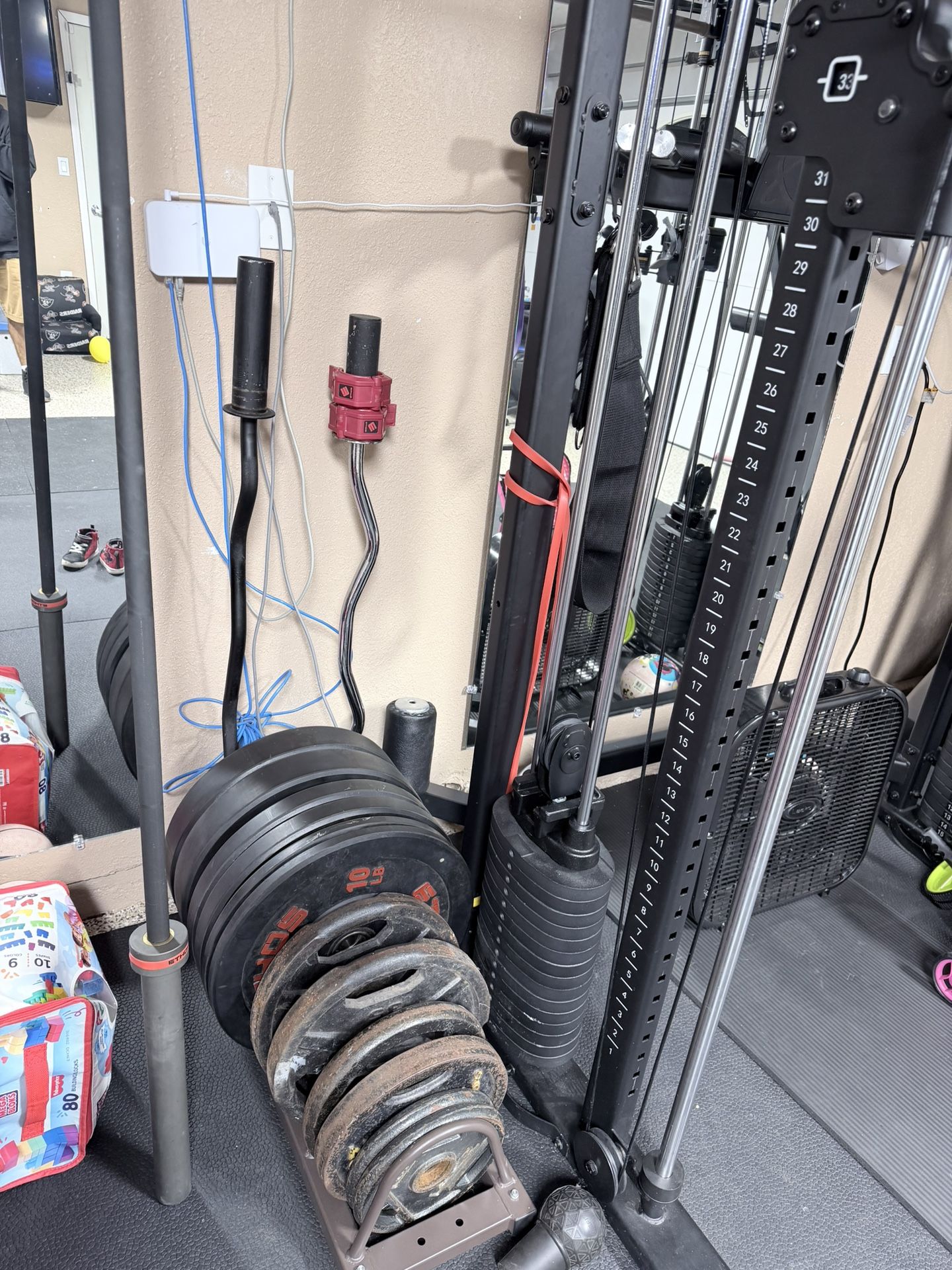 Olympic Rubber Bumper Plate Set