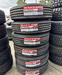 225/70/19.5 vendo set de Tires nuevas con 50.000 millas de garantía