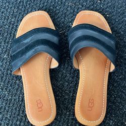 UGG Black Slides