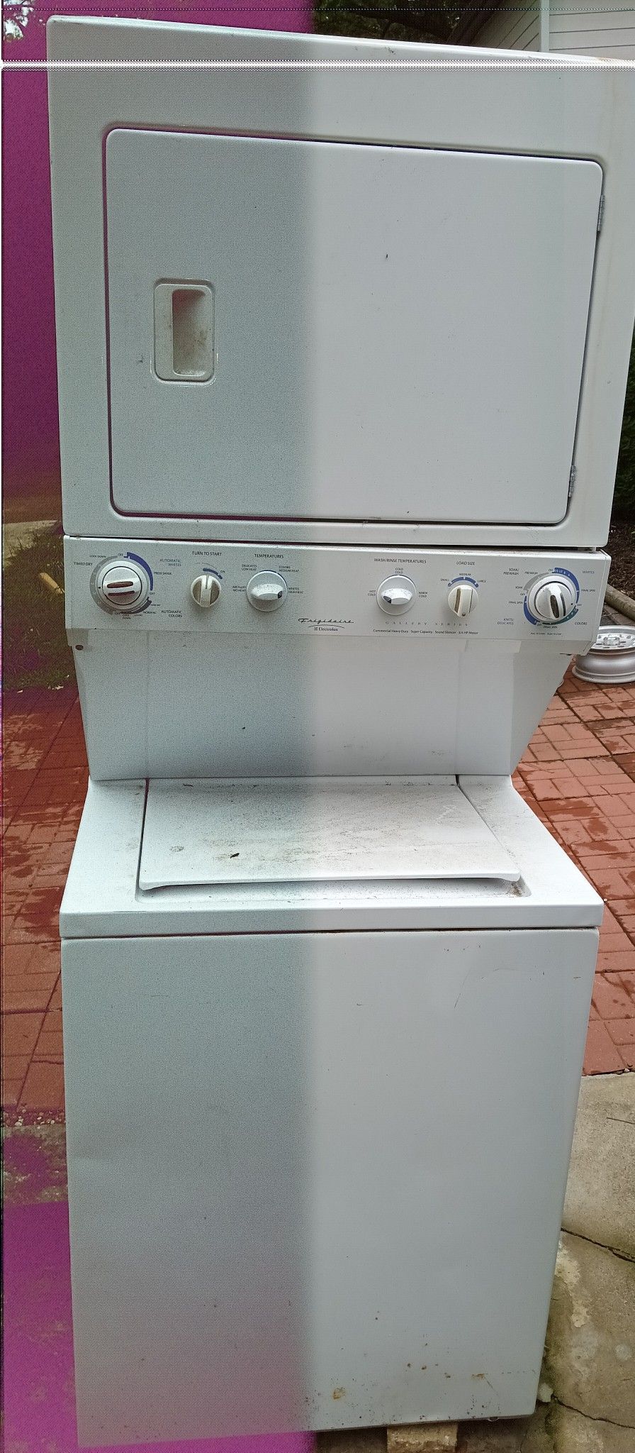Stacked Washer Dryer Frigidaire