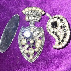 Rhinestone Vintage Pins