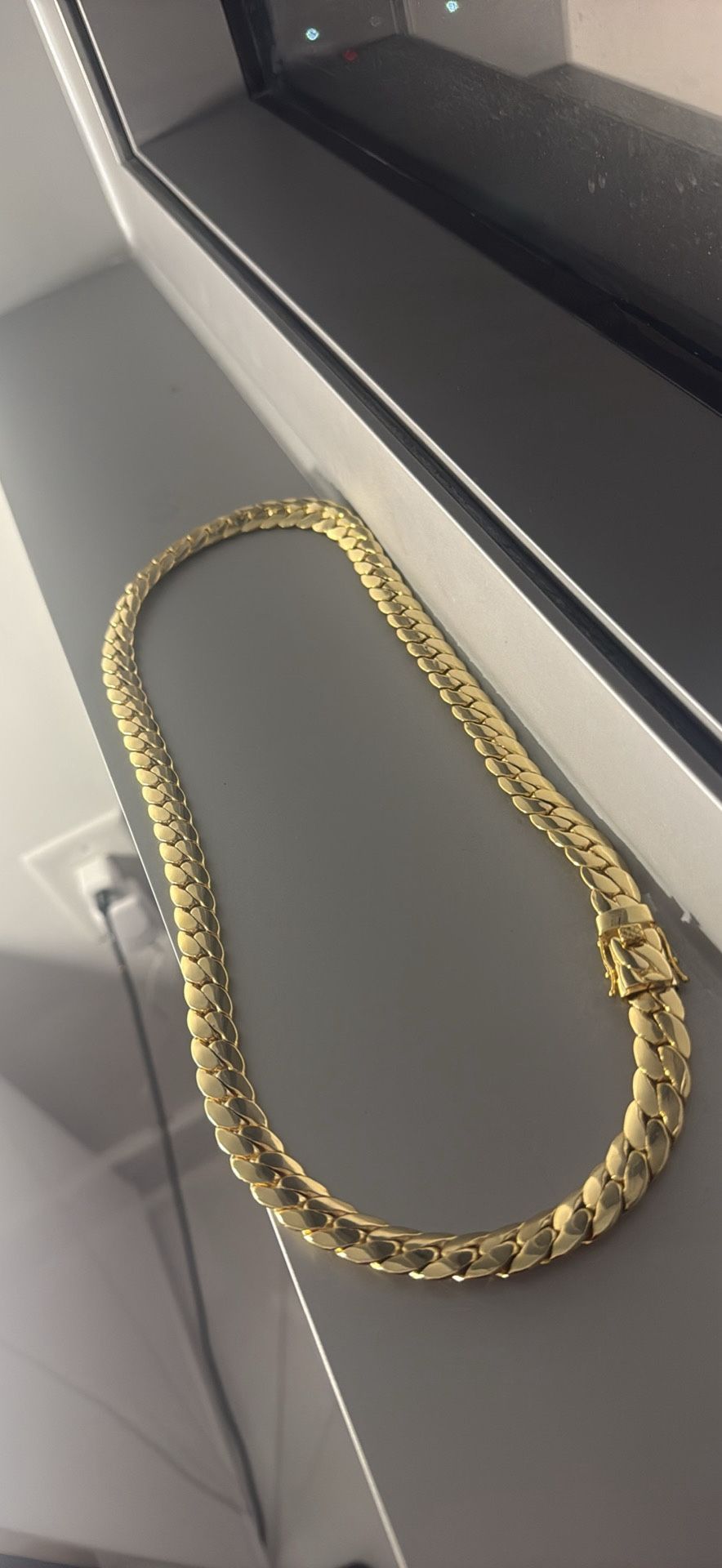 14k Gold Plated Miami Cuban Chain 