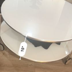 Frosted Glass Coffee Table