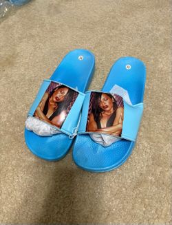 Size 7,8,9,10,11 Women’s - Cross Colours Aaliyah Legacy Blue Slide Sandals