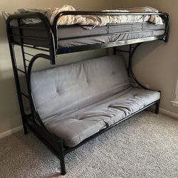 Bunk Bed With Futon