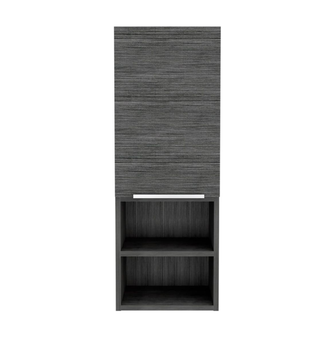 Newly Assembled Medicine Cabinet 32H Single Door Cabinet, 2 External Shelves, 2 Interior Shelves