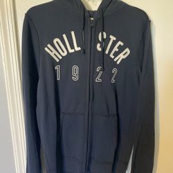 Navy Blue Holster Zip Up 