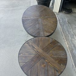 Coffee Table And Matching Side Table