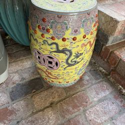 Chinese Vintage Porcelain Garden Stools