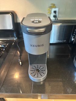 Black and grey single keurig