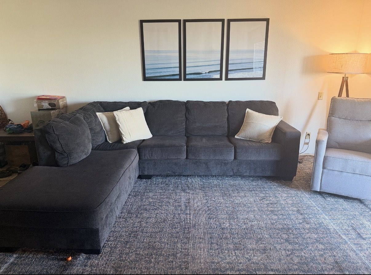 113” L Sectional Sofa Couch