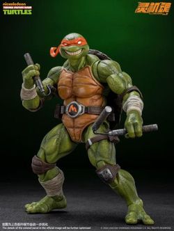 LingJiHun Teenage Mutant Ninja Turtles TMNT Michelangelo Action Figure NEW