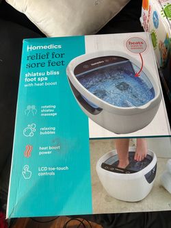 Homedics Shiatsu Bliss Foot Spa with Heat Boost